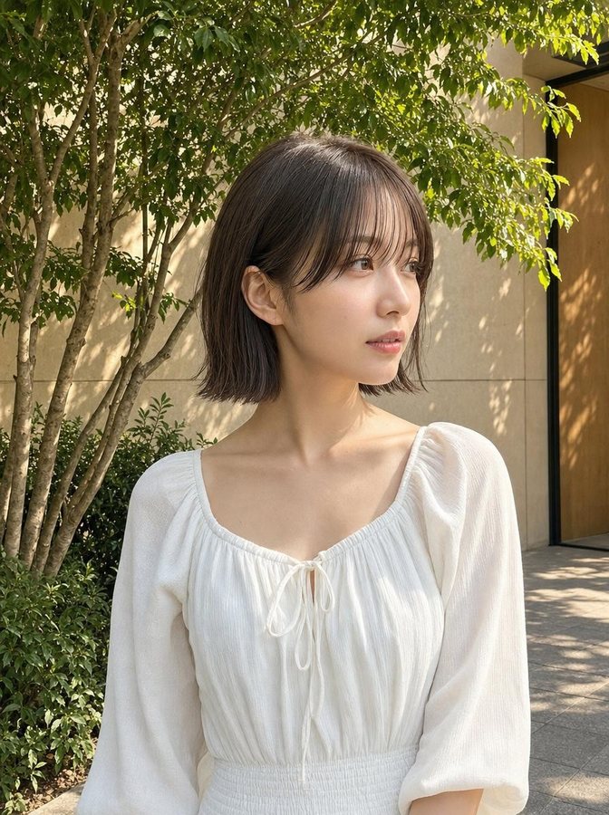 服装を指定して生成したスタイル写真